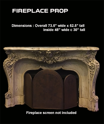 Fireplace prop 350x420