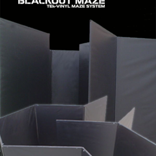 Blackout Vinyl Soft Wall Maze - TEk-Maze Systems